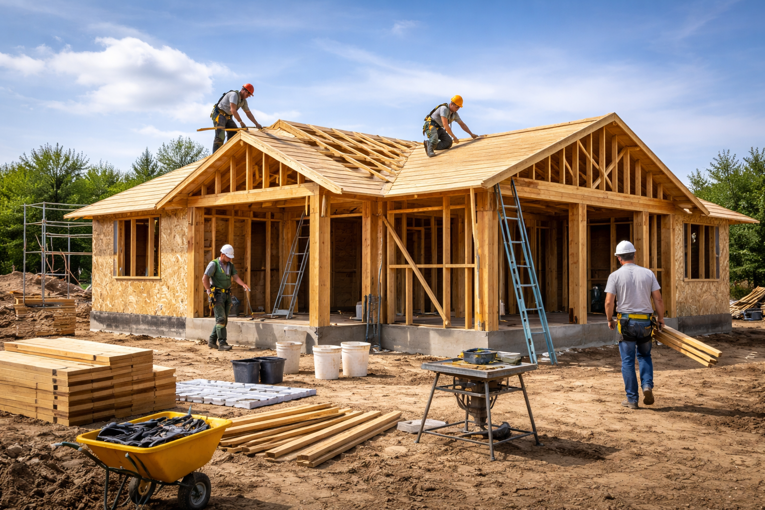 New home construction